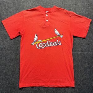 Vintage 80s St Louis Cardinals #22 T Shirt Youth L Soffe USA Made MLB Baseball